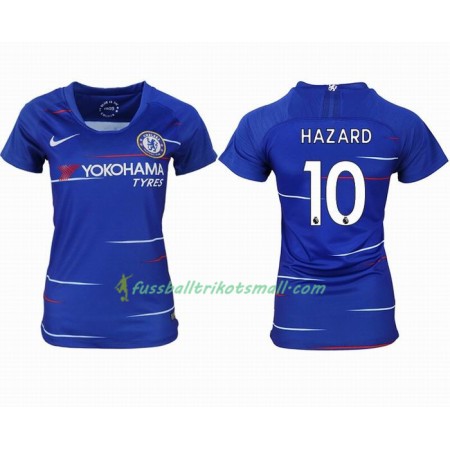 Fußballtrikots Chelsea HAZARD 10 Frauens 2018-2019 Kurzarm Heimtrikotsatz kaufen